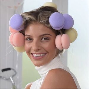 MONAT 9 Soft Foam Macaron Sleep Rollers - New in Box - Curl Body Volume • New!